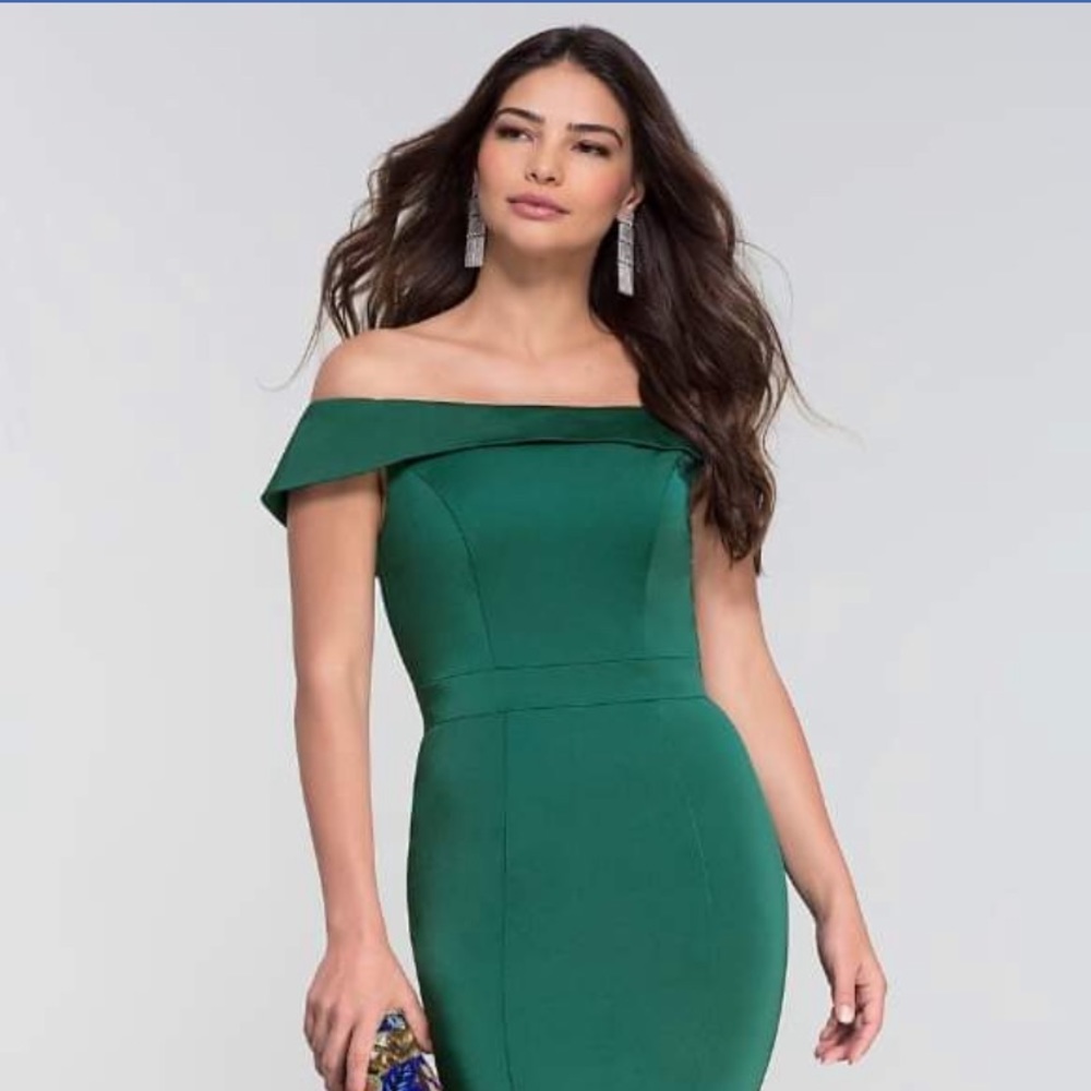 Kleinfeld mermaid dress in Pine color - Picture 1 of 8